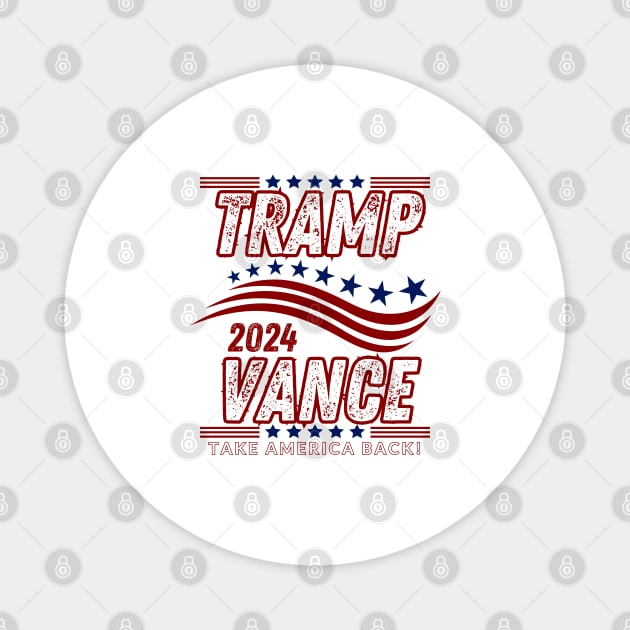 Trump-2024 Magnet by BlackMeme94